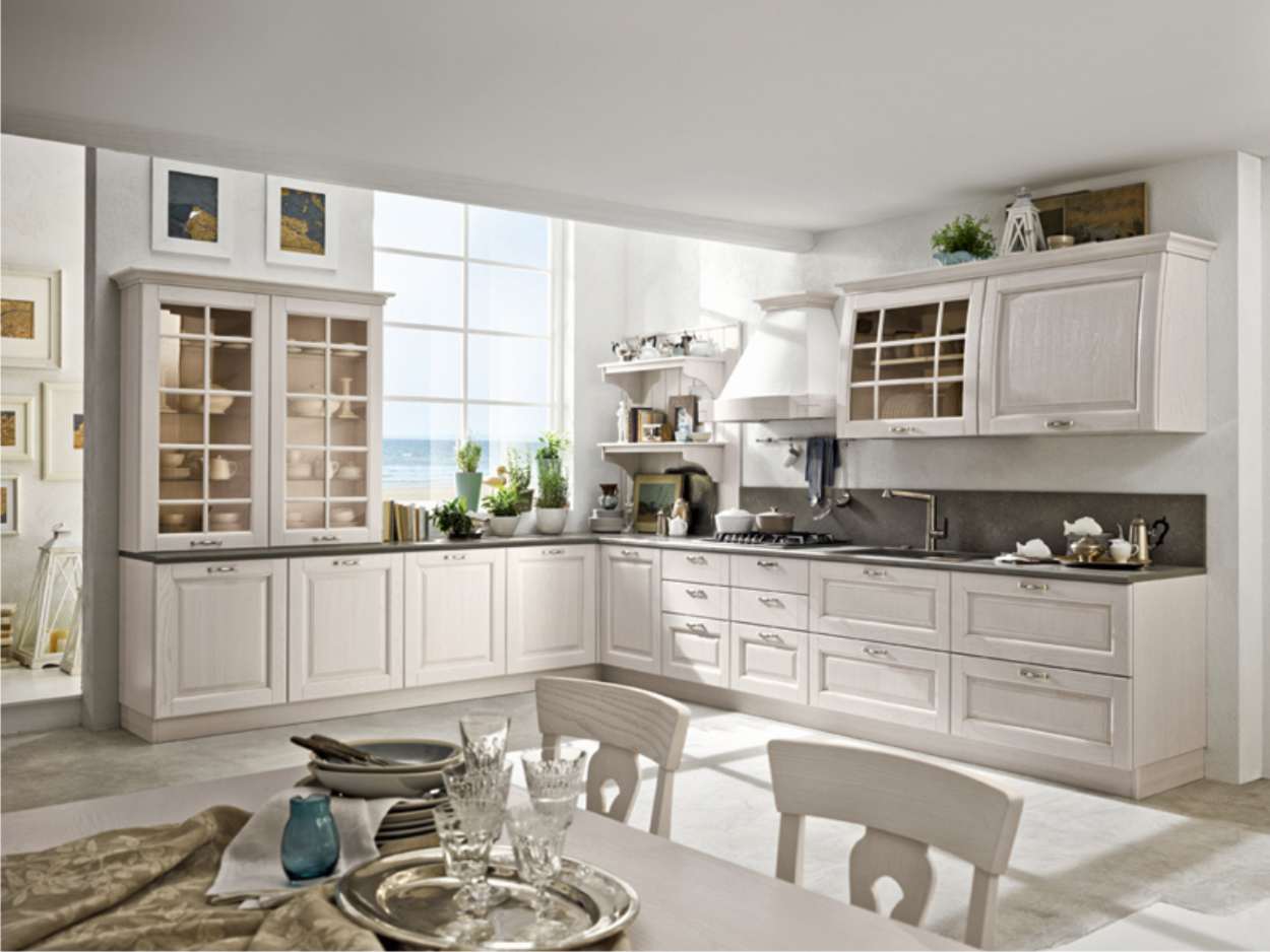 Cucine classiche 12 cucina stosa bianca classica