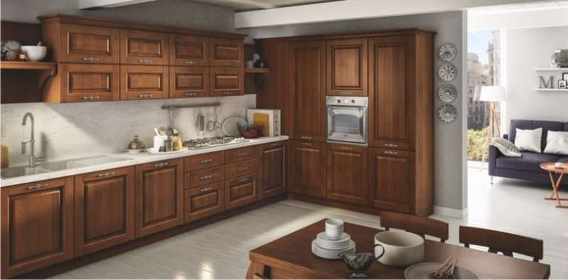 cucina in legno