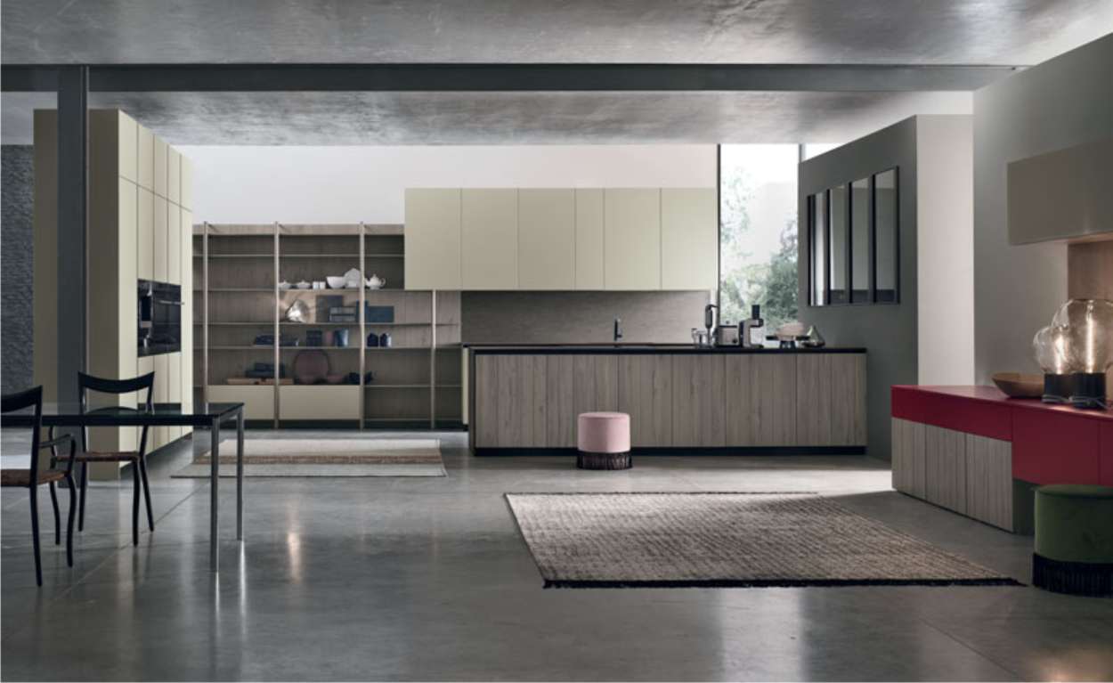 Cucine con penisola 4 cucina moderna rovere grey