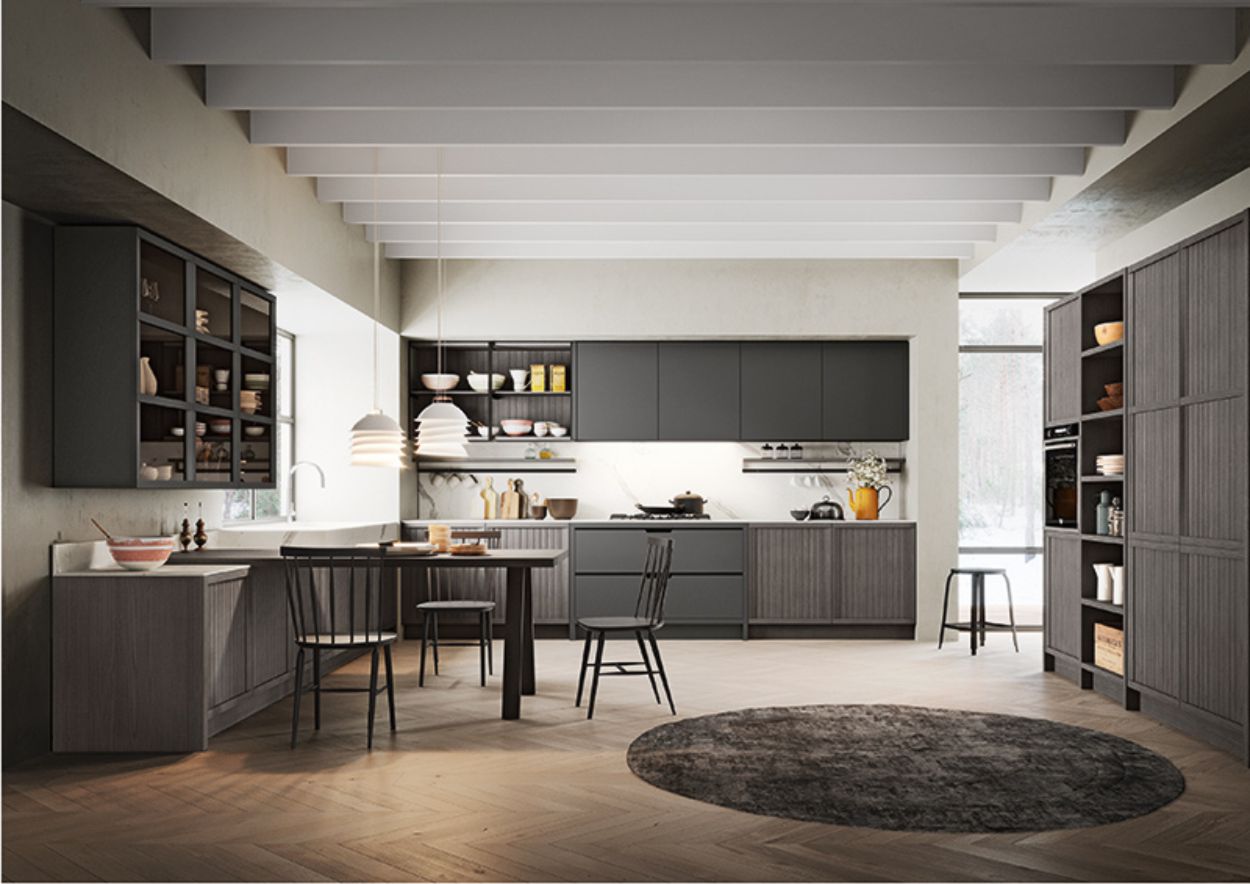 Cucine contemporanee 20 cucina con lavello in pietra