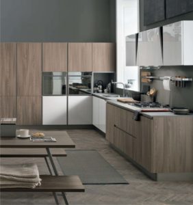 Cucina in noce palomino moderna 2 cucina in noce ad angolo