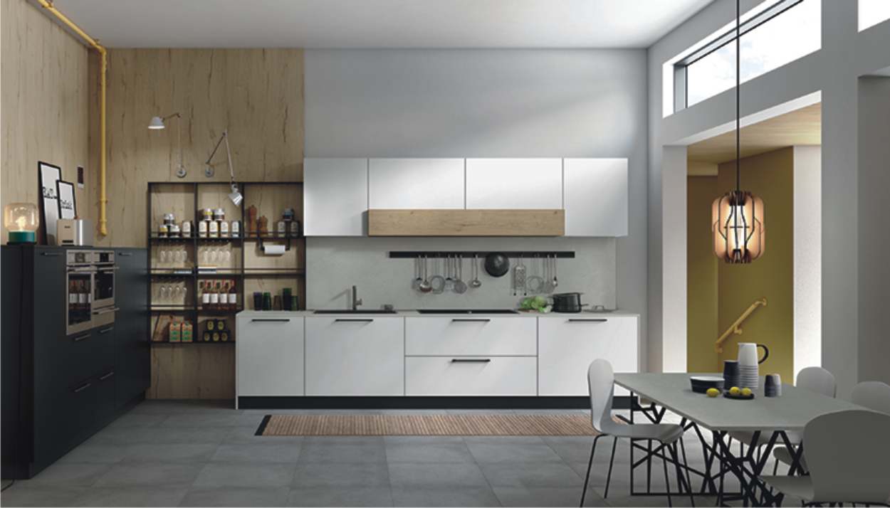 Cucine lineari 19 cucina infinity compatta