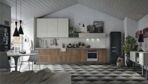 cucina lineare essenziale