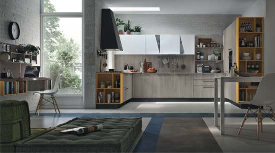 Arredare la cucina 5 cucina a vista nel living