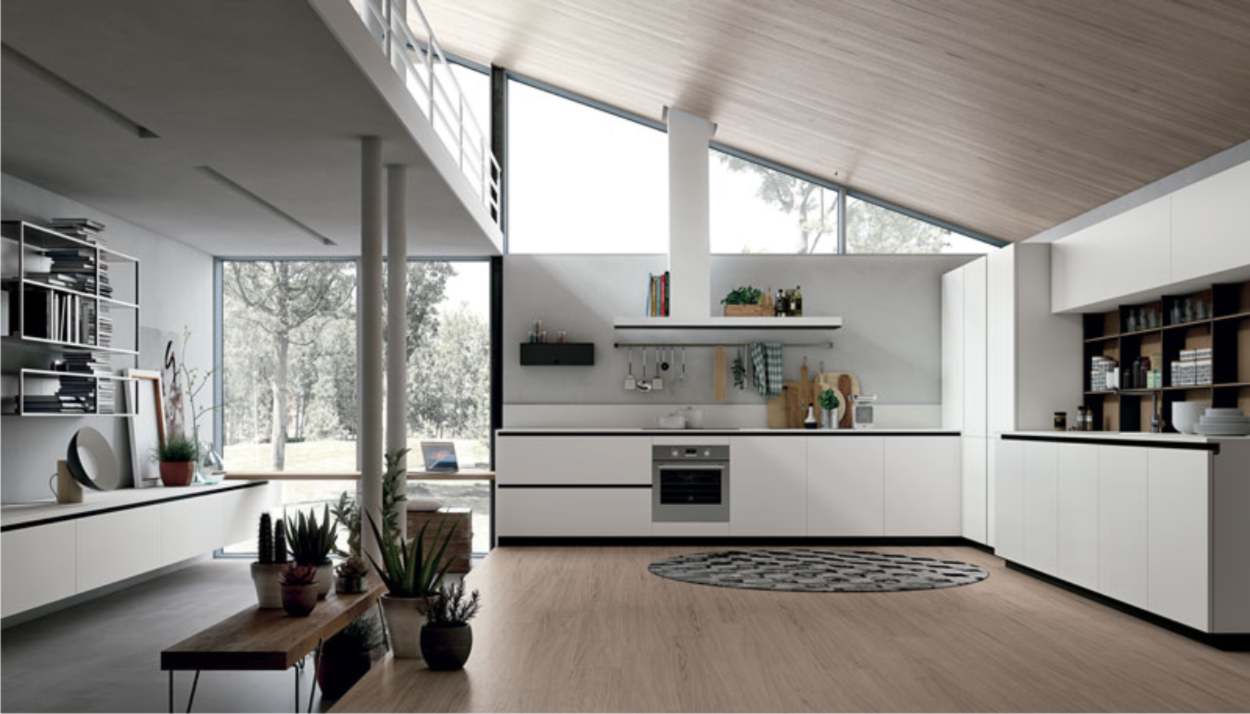 Cucine ad angolo 2 angolo bianca