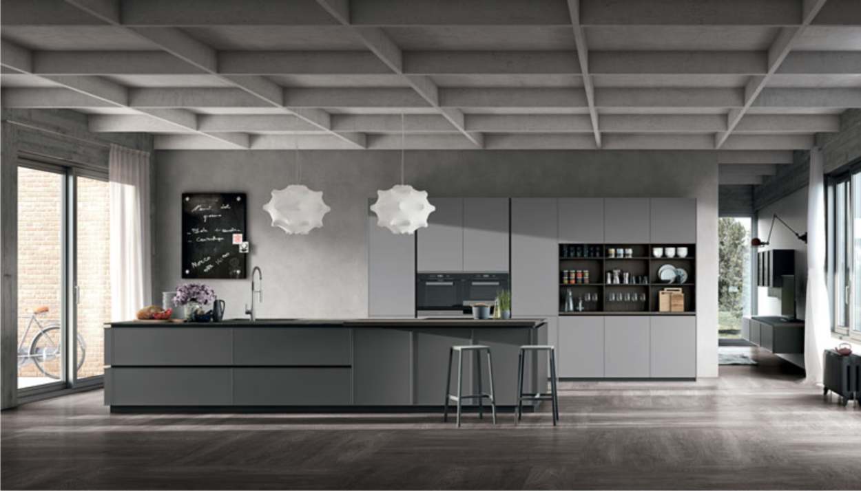 Cucine moderne 45 isola frame