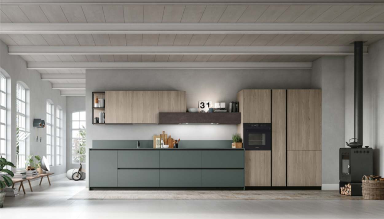 Cucine lineari 6 cucina metropolis stosa compatta