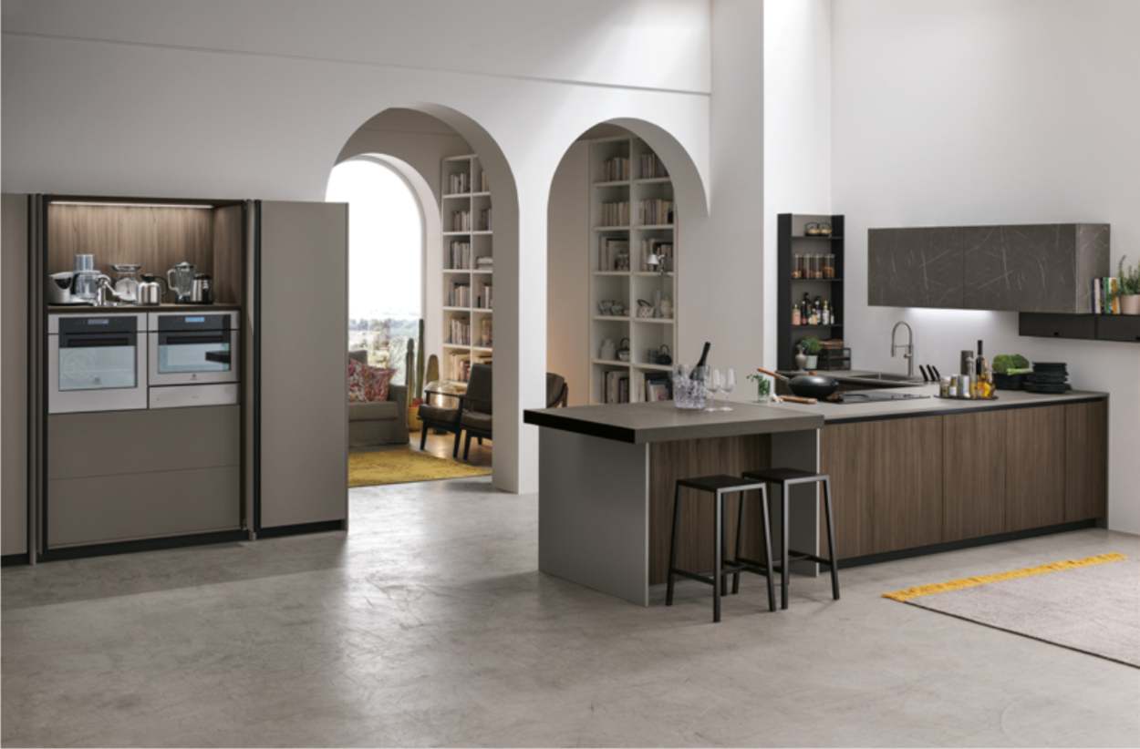 Cucine con penisola 10 cucina in legno moderna stosa