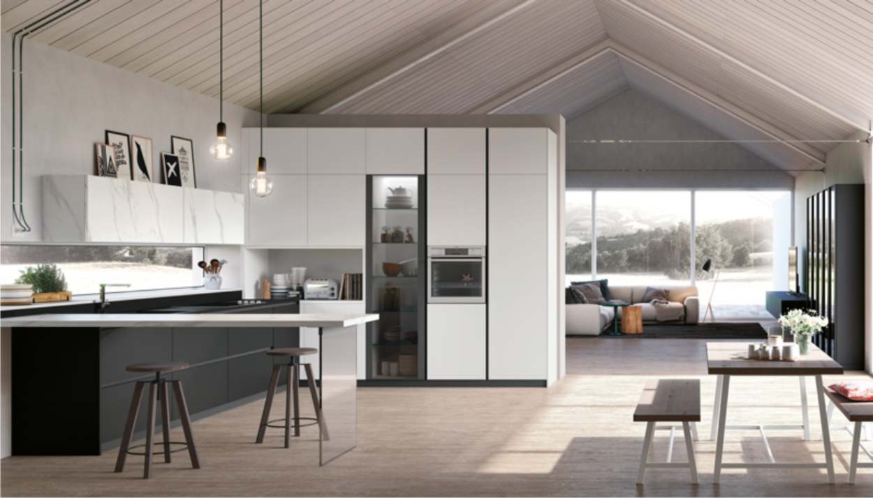 Cucine ad angolo 23 cucina moderna Stosa modello metropolis