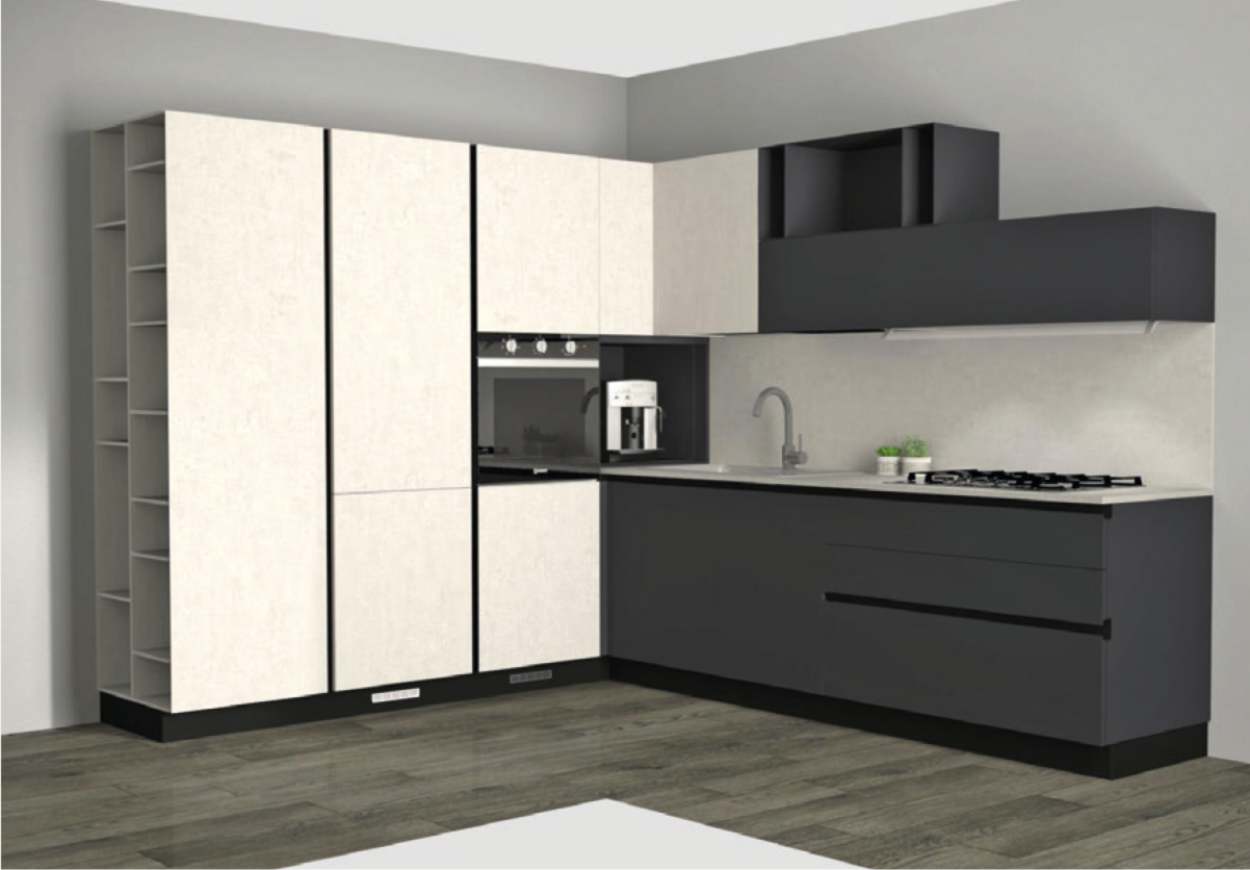 cucina angolare 3 x 3