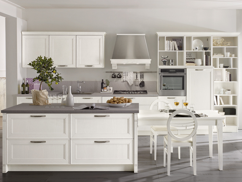 Cucine contemporanee 14 cucina bianca contemporanea maxim