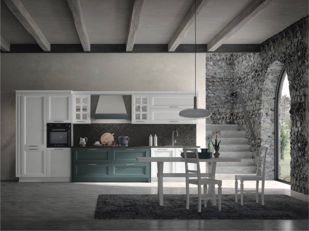 Cucine lineari 24 cucina classica lineare