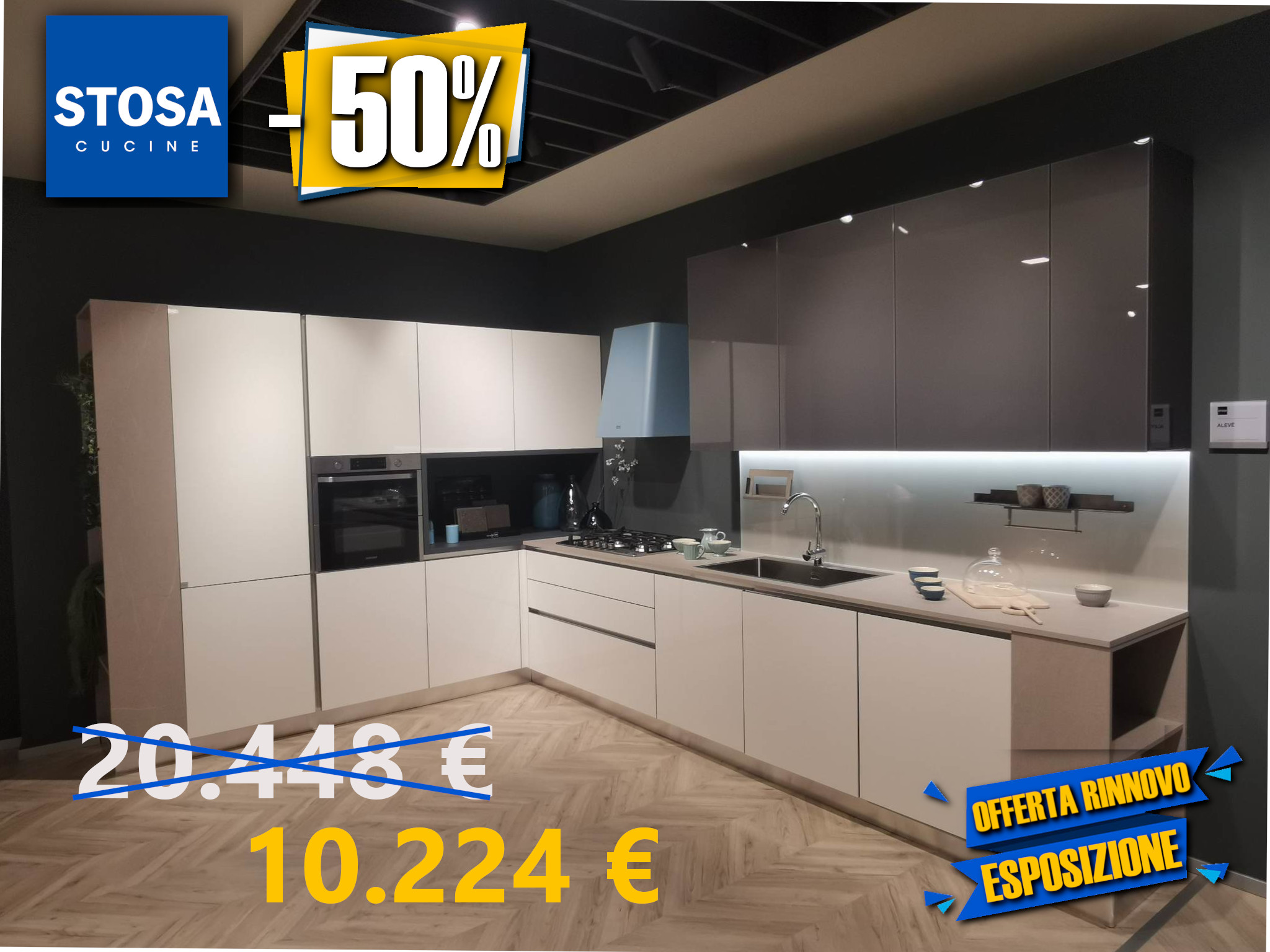 Scopri di più sull'articolo OUTLET cucina ALEVE’ 01