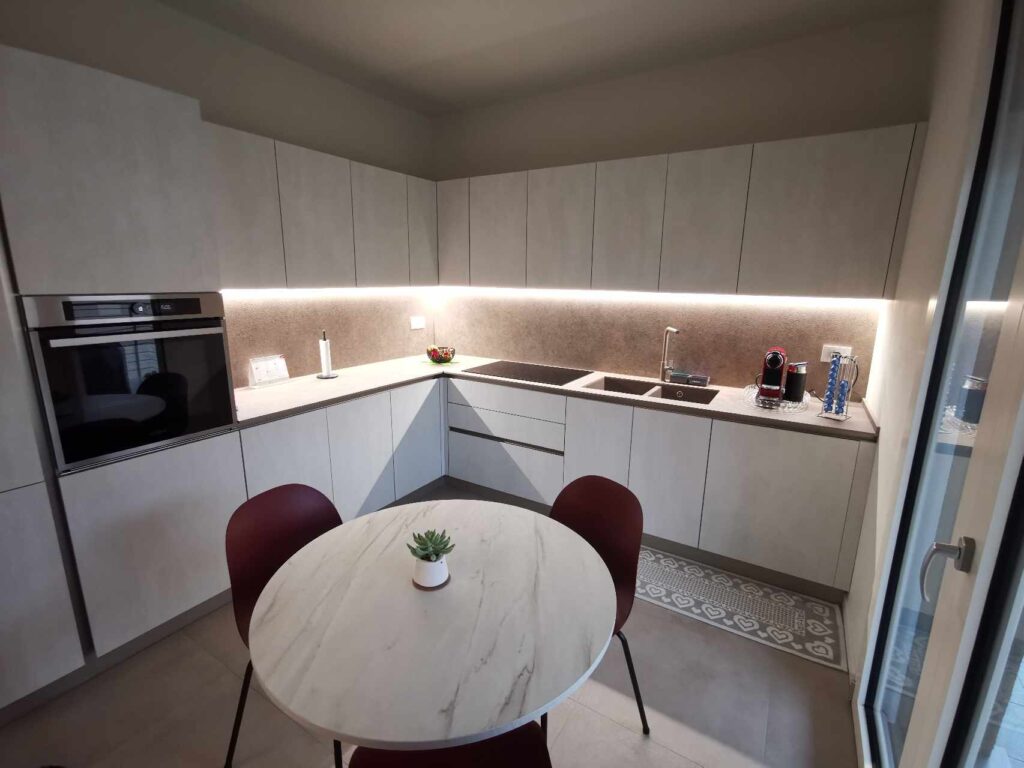 cucina moderna cemento