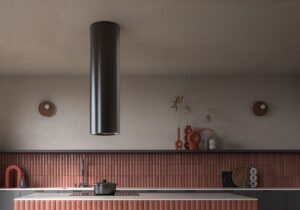 Cappe da cucina 23 Cappa per isola nero lucida Falmec Polar