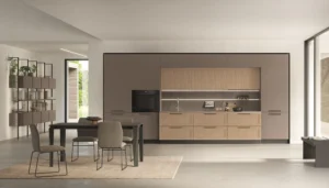 Cucina moderna Infinity con basi con anta a telaio